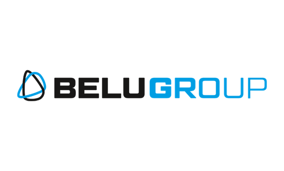 Das Logo der BELU GROUP aus Hohenlohe in Farbe